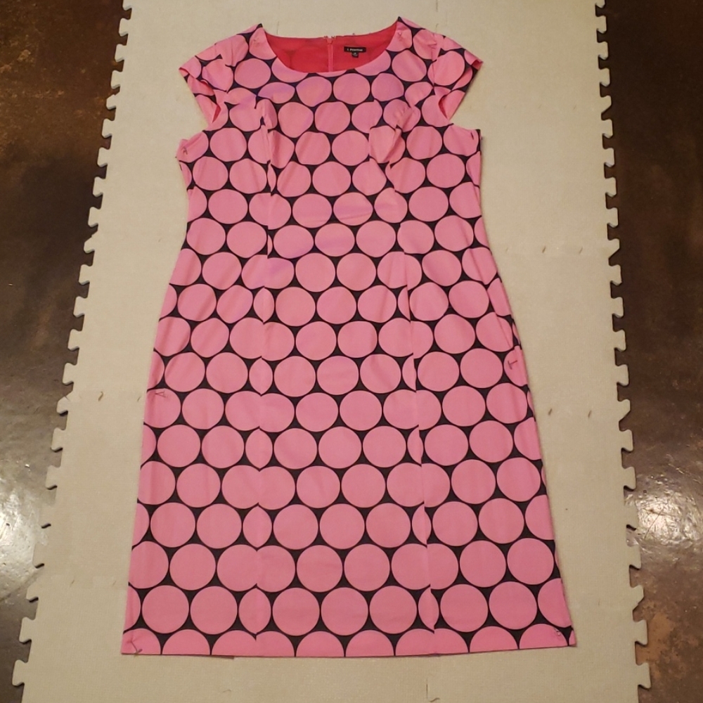 J. Peterman fully lined sheath dress